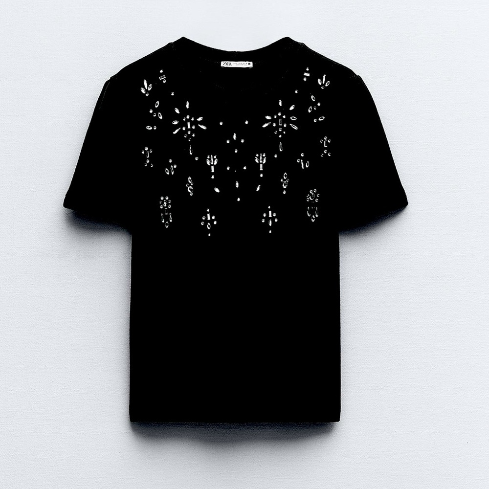Zara Jewel Soft T-Shirt 0264 018